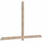 Ekena Millwork Eugene Smooth Timber Gable Bracket, Douglas Fir, 84"W x 53"H x 1 1/2"D x 3 1/2"F, 15/12 Pitch GBW084X53X0204EUG00SDF - alternate 2